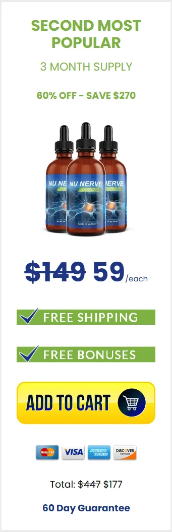 NuNerve 3 Bottle Pricing